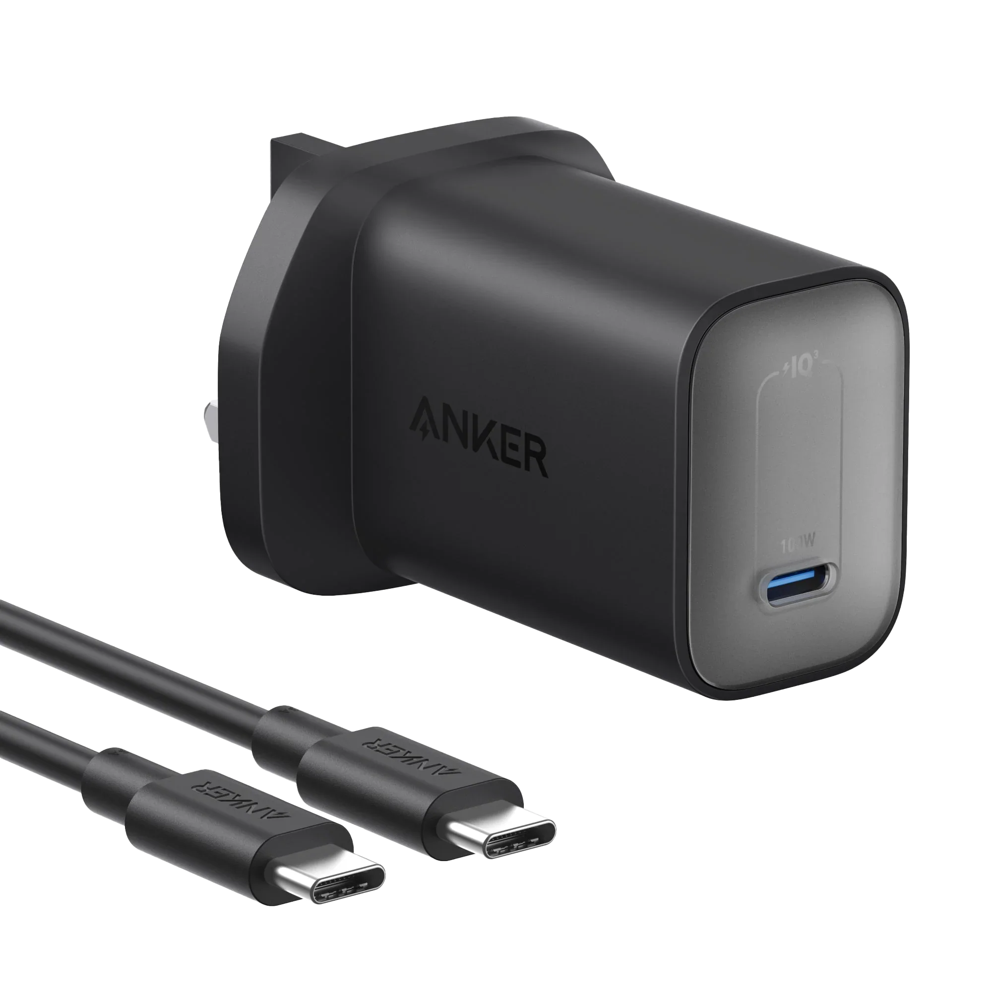 Anker Nano Charger, 100W MacBook Charger, Foldable Charger for iPhone Series, Samsung & More,  and All USB C Devices, 6ft USB-C Cable Included, Compatible with MagSafe
