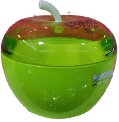 Plastic Apple Sugar Bowl Dish Candy Pot - Green
