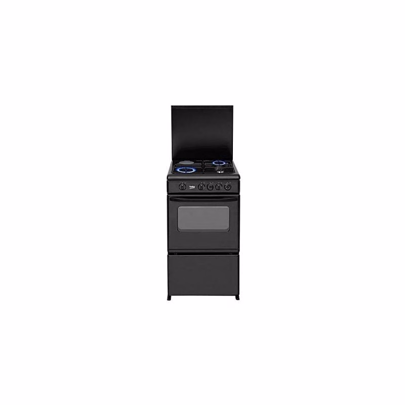 BEKO DEFY SA BGS168 50x60, 4 Gas Stove, Black