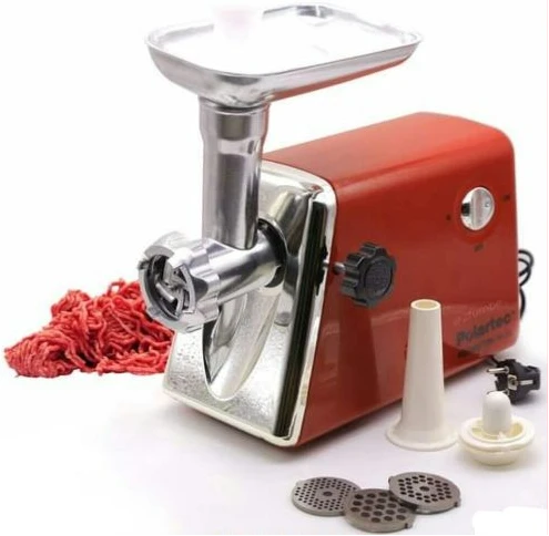 Polartec Electric Meat Grinder Mincer Machine - Red