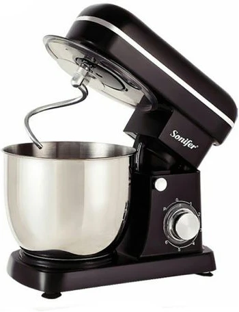 Sonifer 5L Blender Dough Hand Stand Mixer Food Processor SF-8065 , Black