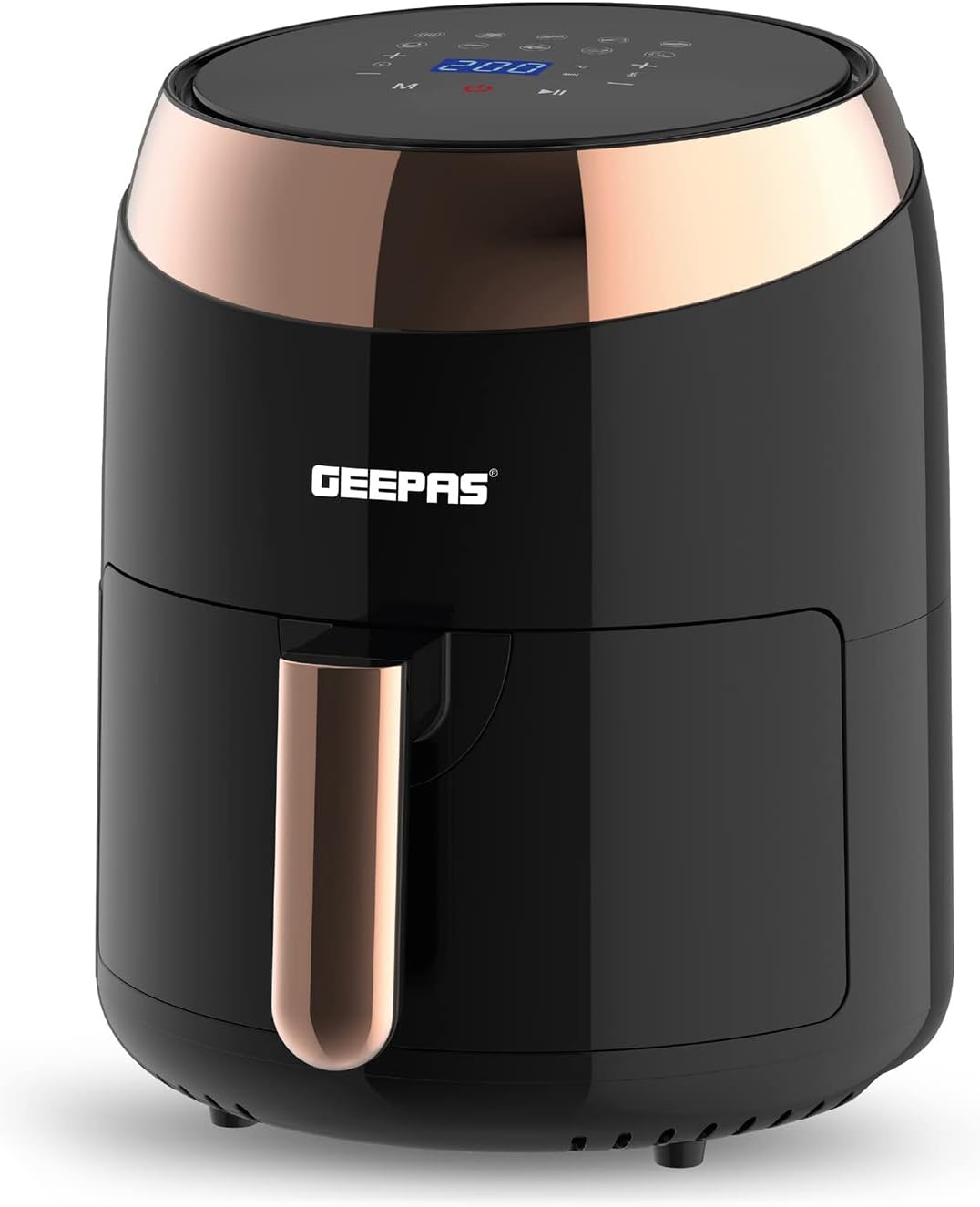 Geepas 3.5L Digital Air Fryer GAF37501, Non-Stick Fryer, Oil & Fat Free Air Fryer, Overheat Protection, Sensor Touch Panel, 7 Program for Frying, Variable Time Program