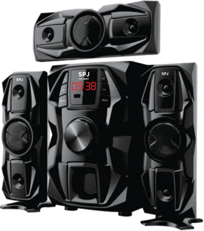 SPJ SS-3006T Multimedia Home Theater System- Black