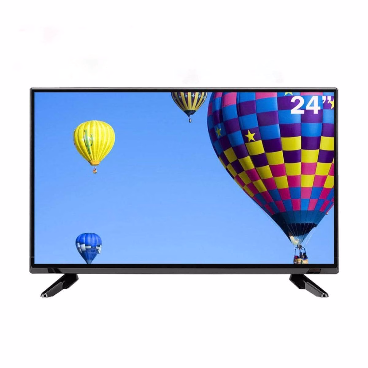 Changhong 24 Inch HD Digital Satellite LED TV, Inbuilt Free To Air Decoder - Black