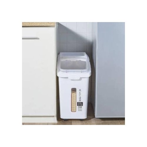 50 Litres Commercial Ingredients Sugar Flour Rice Bin Beans Food Box Cereal Storage Containers Pantry OrganizationShelf Organizer Tank With Measuring Cup Scoop And Airtight Lids Plastic Whole Grains D