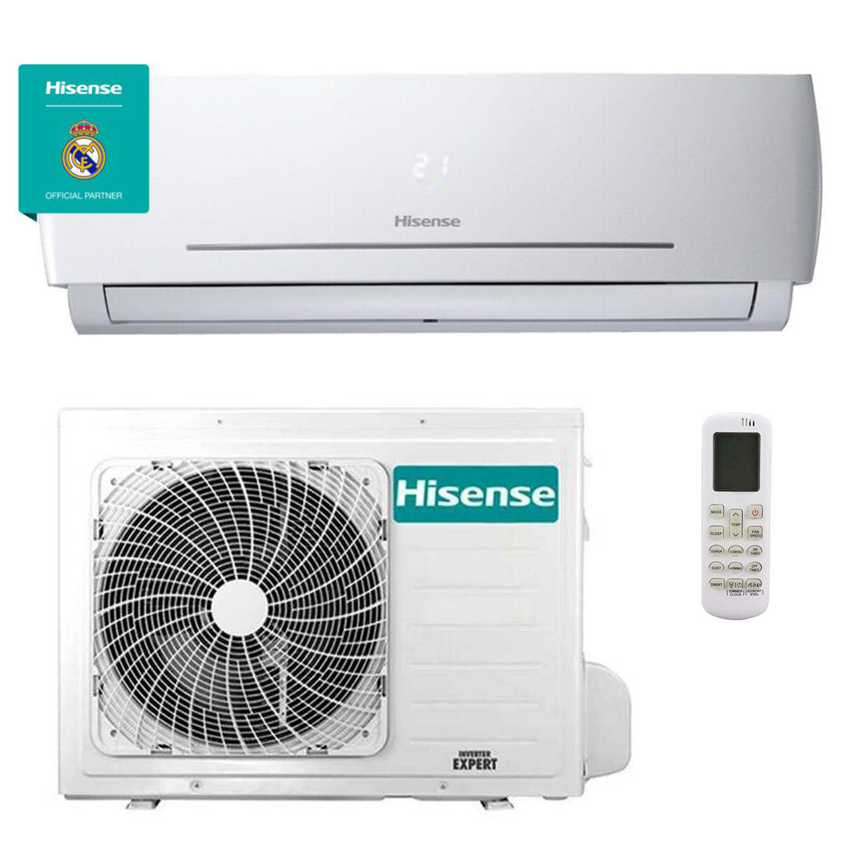 Hisense 30000 BTU Cool Wall Split Air Conditioner – A/C AS-30HR4SBBDA00 - White (3YR WRTY)