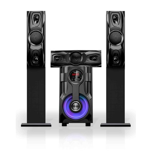 Saachi 5.1 Channel Multimedia Home Theater Speaker System – Surround Sound, Bluetooth, USB, FM & Remote Control