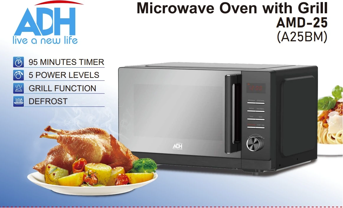 ADH 25L Microwave Oven With Grill ADM-25 M25BM