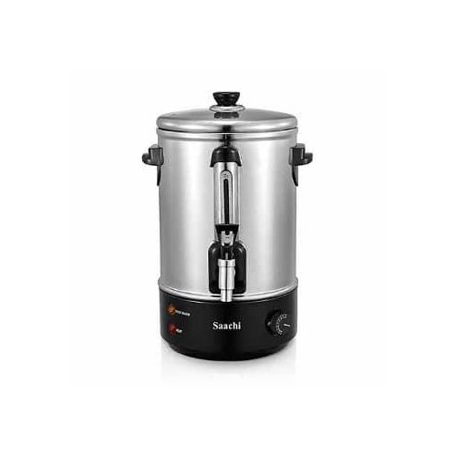 Saachi 10L Electric Water Boiler, Stainless Steel With Tap, Variable Temperature Control And Automatic Switch Off Built-in Dry Boil Protection External Water Gauge Non-drip Dispensing Tap Pilot Light 