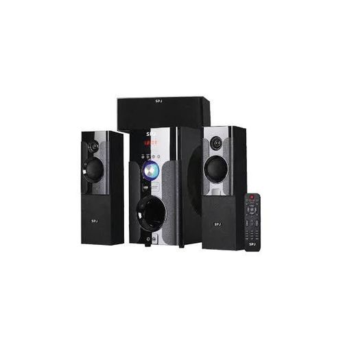 SPJ 3.1 CH Karaoke Wooden Body Multimedia Home Theatre System - Black. (2YRs WRTY)