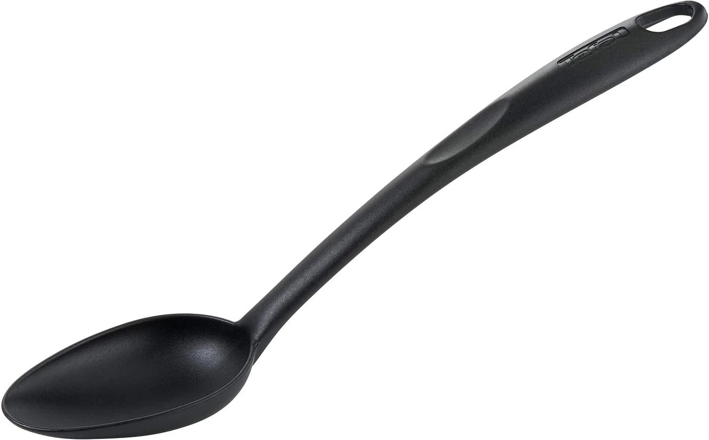 TEFAL Bienvenue Kitchen Tools Spoon, Black, Plastic, 2743912