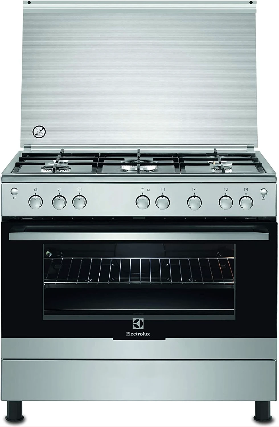 Electrolux Full Gas Cooker 90x60CM EKG9000G9X, Gas Oven & Grill, Rotisserie