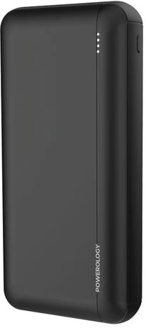 Powerology 20000mAh Power Bank 20W PD & QC3 USB-C - Black