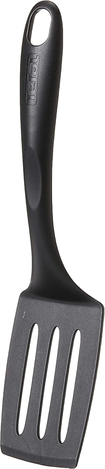 TEFAL Bienvenue Little Angle Spatula, Kitchen Tool, Heat Resistant, Black, Plastic, 2745112