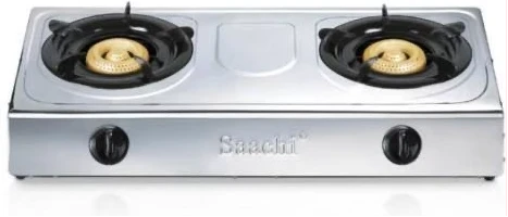 Saachi Double Burner Gas Stove NL-GAS-5221-ST With Automatic Ignition