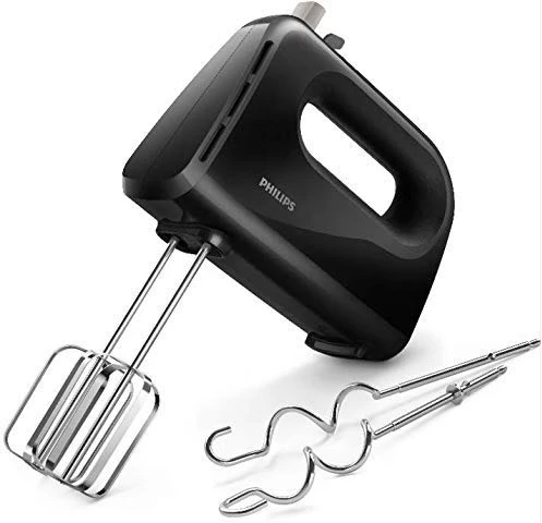 Philips HR3705/10 300-Watt Daily Collection Hand Mixer, Black
