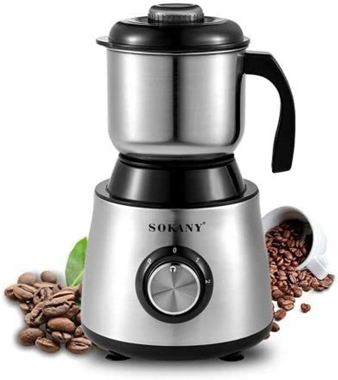 Sokany 300g - Stainless Steel Grinding Mixer with 2 Speeds & Whiskers - 500W (SK-156)