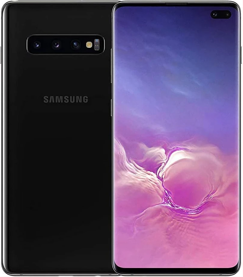 Samsung Galaxy S10+ Mobile Phone; 6.4" (2019) 8GB RAM 128GB ROM 12MP + 12MP + 16MP Camera - Black