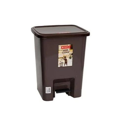 10 Litres Multifunctional Outdoor Square Step On Dustbin Plastic Trash Can Rubbish Recycling Dust Bin Waste Paper Basket Garbage Container For School Street Residential Area Dustbins Creative Plastic 