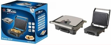 Electro Master EM-PG-1371 Press Grill - Silve