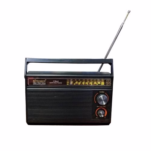 Premier PR Premier™3 Band Portable Radio (FM-MW-SW) - Black