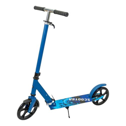 Foldable Kick Two Wheel Adult Scooter for 14Years+ With Adjustable Handlebar, Kickstand, Rear Wheel Brake System