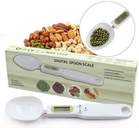 Electronic Measuring Spoon Adjustable Digital Weighing Scale 1-500g
