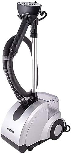 Geepas Garment Steamer- GGS9254/ 2200 W, Foldable Hanger with Trouser Clip, 1 Power Level/Suitable for all Kinds of Fabric and Safe for Delicate Fabrics/Black, 2 Years Warranty