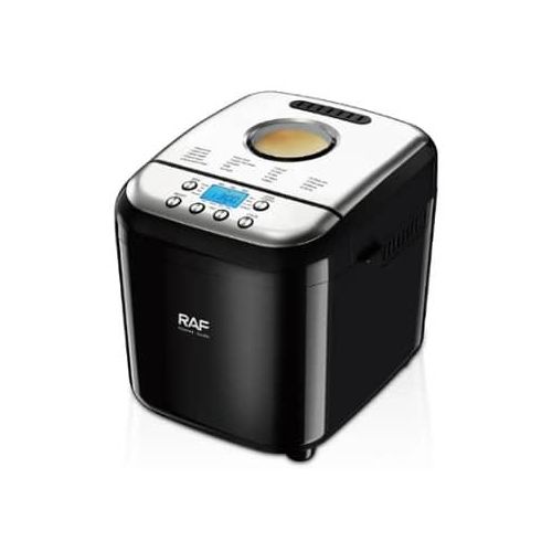 RAF 19 Program Card Slot Design Automatic Electric Bread Maker And Dough Machine Sandwich Breakfast 1 Kg Capacity LCD Display Delay Timer 600W