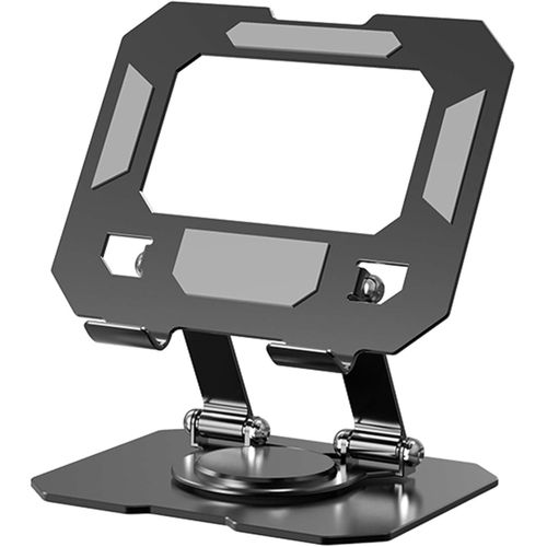 Holder Full Metal Iron ZM-0117 Holder Universal Rotate Rotation 360 Degree iPads Tablets Laptop Stand With Full Rotation Adjustable Height Strong Anti Slip Base With A Wider Compatibility For All Devi