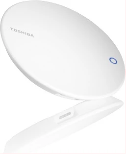 Toshiba Canvio For Smartphones 500GB Phone Backup Device and Charging Station - White