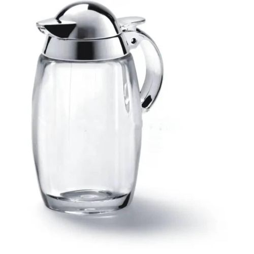 Acrylic Salt Pepper Shaker Oil Vinegar Honey Condiment Bottle Cruet Set- Transparent