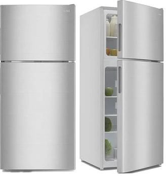 CHiQ 150 Litre (Net 112L) 2-Door Top Freezer Refrigerator, Black (3YRs WRTY)