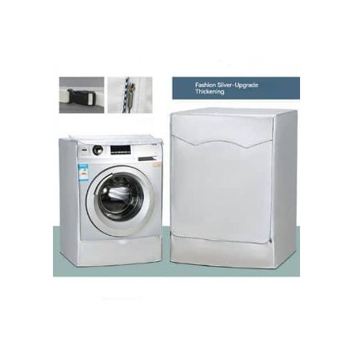 Oxford Cloth Durable Full-automatic Roller Waterproof Washing Machine Dust Cover Anti-aging Dustproof Case Protector Cover Sunscreen For Front Load Washer &Dryer
