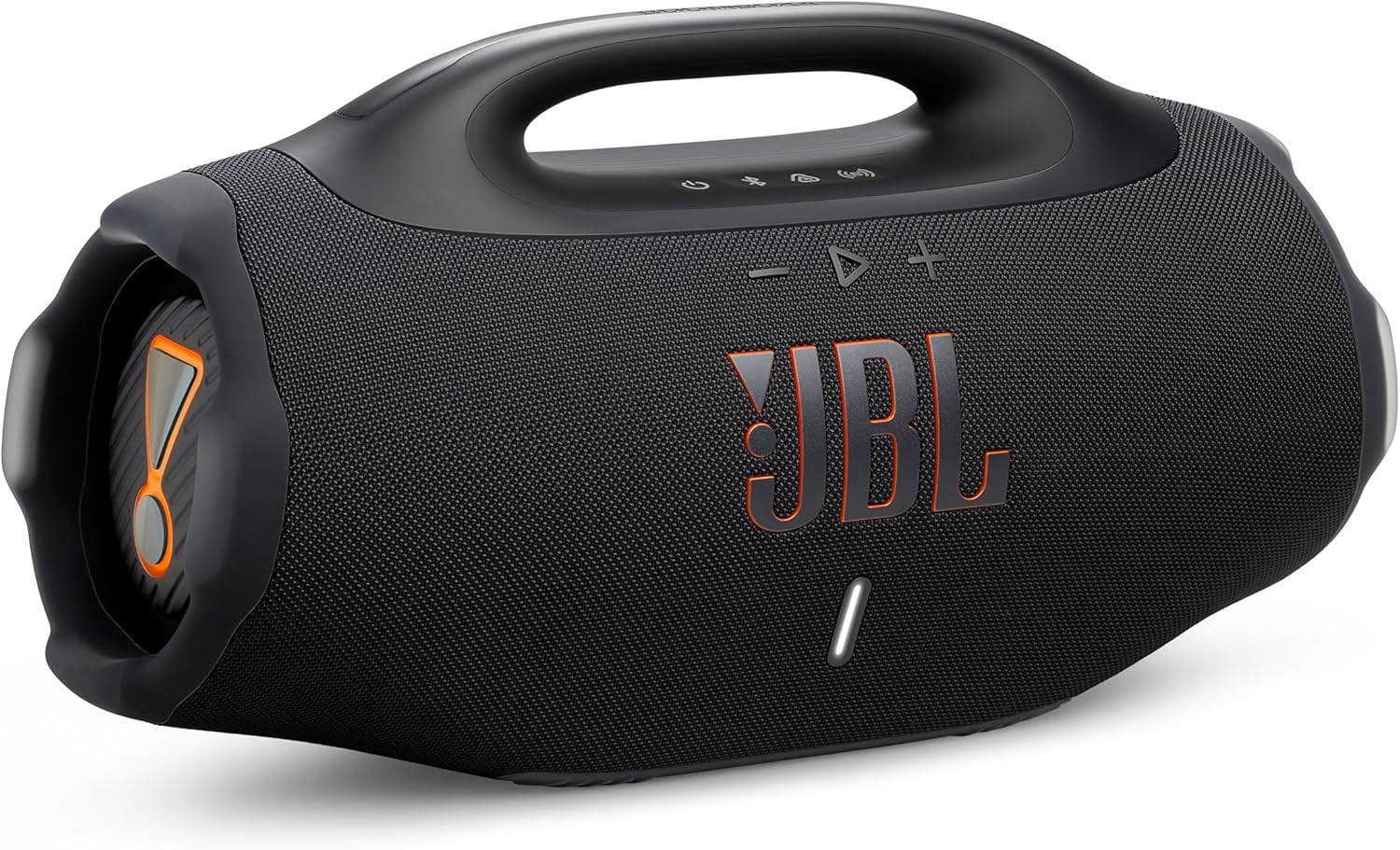 JBL Boombox 4 (2025 Model) - Most Powerful Portable Waterproof Speaker with Massive Pro Sound, Up to 34 Hours of Playtime, & Multi-Speaker Connection by Auracast™ (Black)