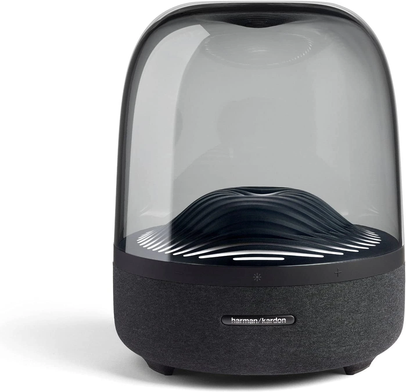 Harman Kardon Aura Studio 3 - Elegant, Bluetooth Wireless Speaker with Premium Design and Ambient Lighting- Black