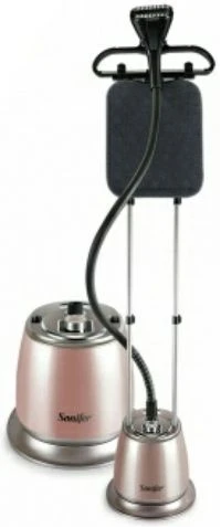 Sonifer Garment Steamer 2.2L with Adjustable Double Pole & Ironing Board Sf-9061 - Pink