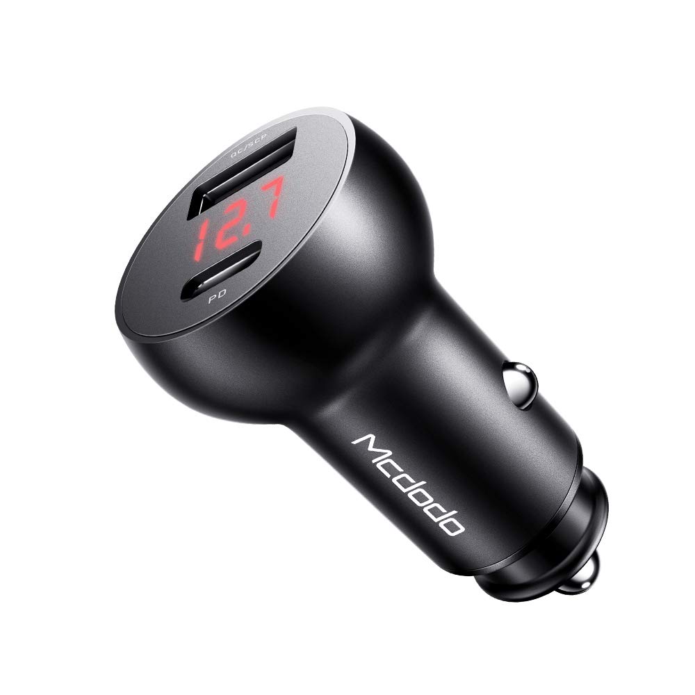 Mcdodo CC-6810 30W Digital Display 1C+1A PD Fast Car Charger