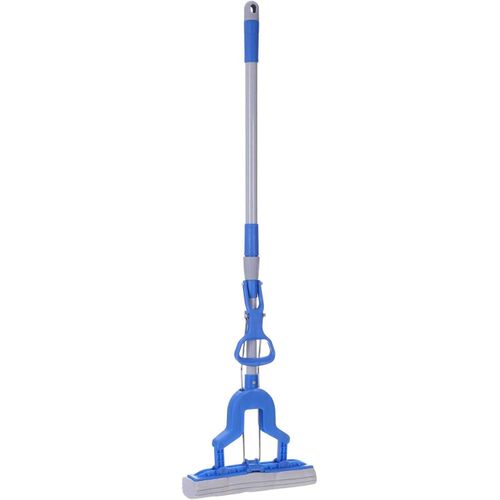 27 cm PVA Flat Sponge Mop for Floor Cleaning, Stainless Steel Butterfly mop for Cleaning Floor, Sponge Mop Stick for Living Home Bathroom Cleaning Roller Refill