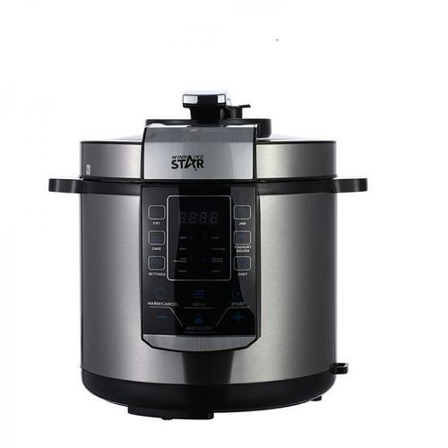 Winningstar 6L Multi-function Electric Pressure Cooker, Rice Cooker,Black