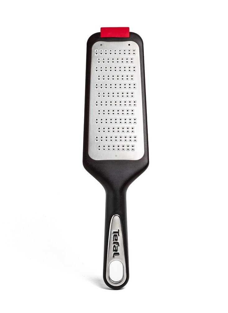 TEFAL Ingenio Grater, Black, Red, Stainless Steel Kitchen Gadgets, Hanging Hole, K2070714