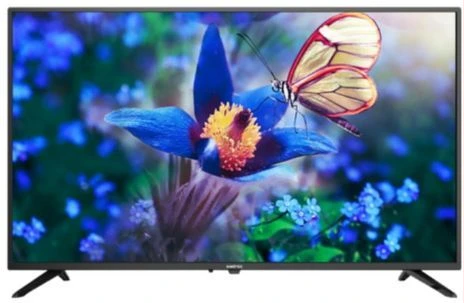 Sayona 40 Inch Digital Flat Screen TV, with USB & HDMI ports , Inbuilt Digital Decoder - Black