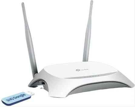 TP Link TL-MR342 3G/4G Modem Supporting Wireless N Router - White