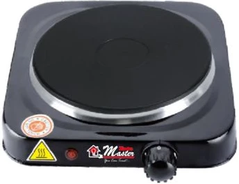 Electro Master EM-HP-1081 Single Solid Hot Plate - Black