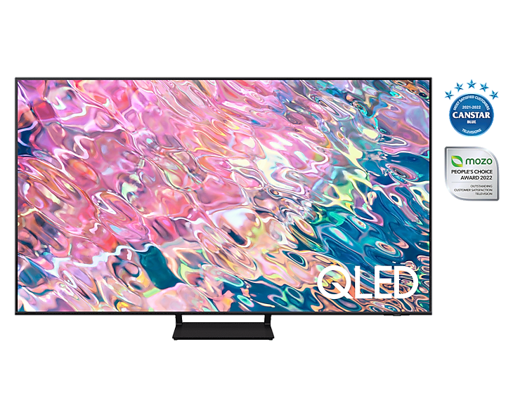 Samsung 75” QLED 4K Quantum Smart TV QA75Q60B, Dual LED, Quantum HDR, Lite Processor With Inbuilt Digital Receiver – Black
