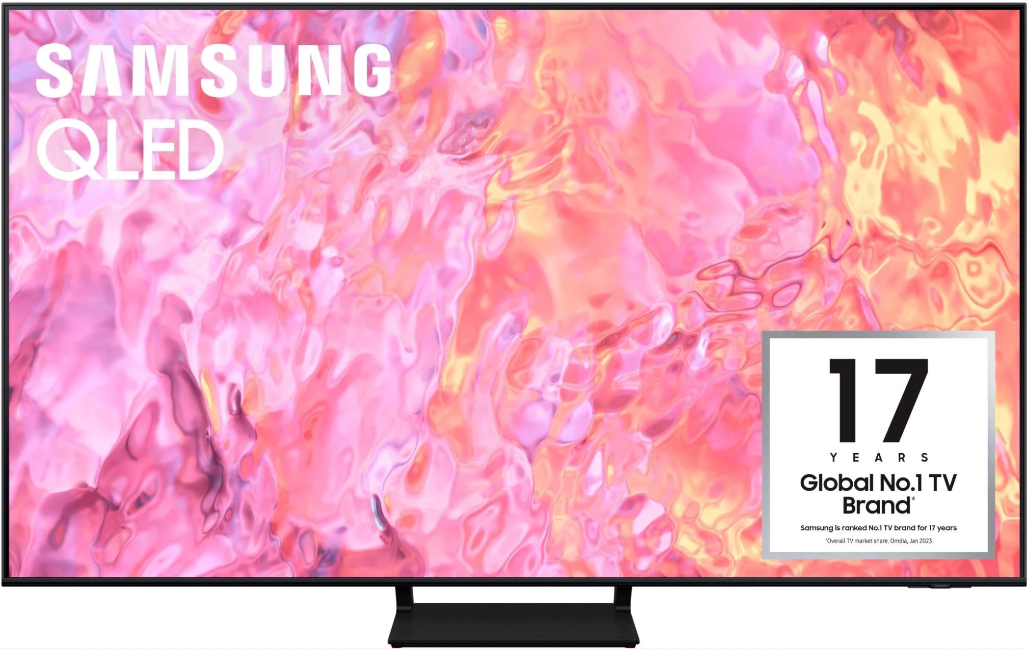 Samsung QLED 75-inch Class Q60C Series – 4K UHD Dual LED Quantum HDR Smart TV; Tizen, Built-in Wi-Fi, HDR, Bluetooth, Chromecast, Dolby Atmos, Free-to-Air Decoder