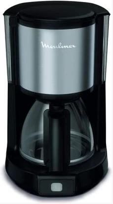 Moulinex Subito FG370827 Coffee Maker 10-15Cups - Black & Silver