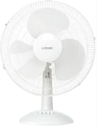 Logik 30CM Desk Fan TS07-30 LT-30D01 - White