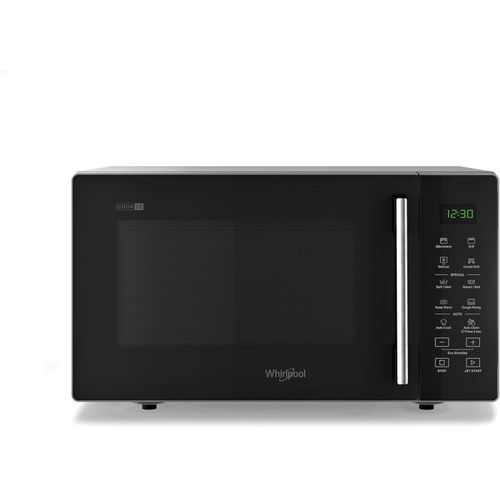 Whirpool 25L Countertop Microwave Oven with 900 Watt Cooking Power Grill With 4 Defrost Programs, Yogurt Function And Dough Rising Auto Cook AirFry- Black
