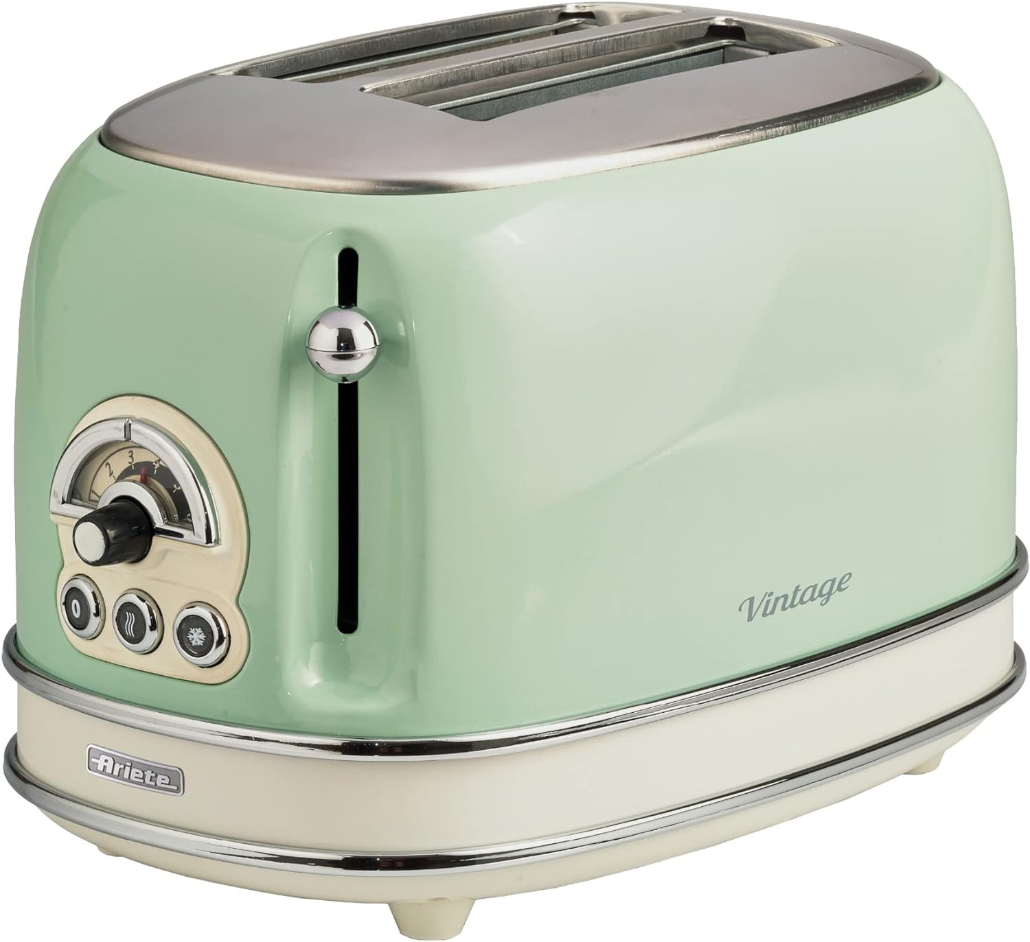 Ariete 0155 Retro Style 2 Slice Bread Toaster – Green